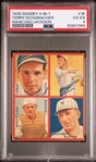 1935 Goudey 4-in-1 #1K. Terry/Schumacher/Mancuso/Jackson - PSA 4 (VG-EX)